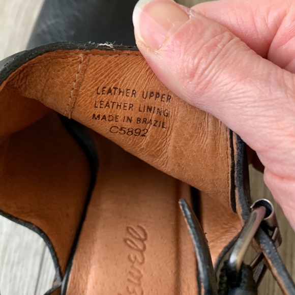 MADEWELL Pierce Peep Toe Shoe Bootie Black Size 8.5 - Picture 7 of 13